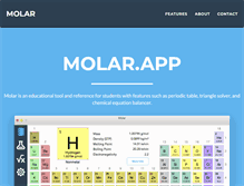 Tablet Screenshot of molarapp.com